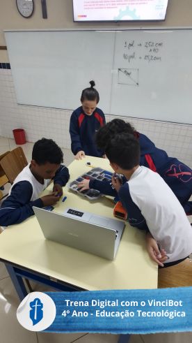 Trena Digital com o VinciBot - 4� Ano - Educa��o Tecnol�gica S�o Paulo da Cruz