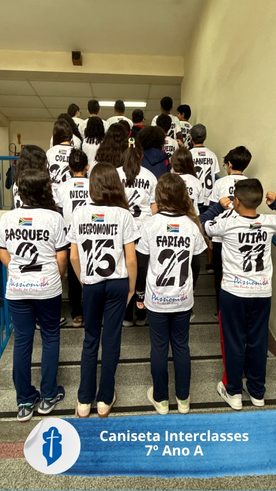 Camiseta Interclasses - 7� Ano A S�o Paulo da Cruz