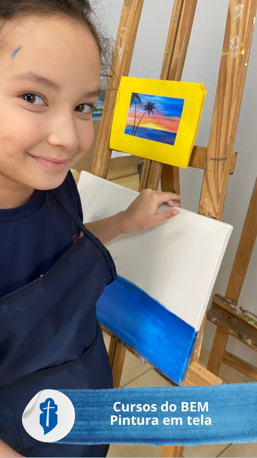 Cursos do BEM - Pintura em tela S�o Paulo da Cruz