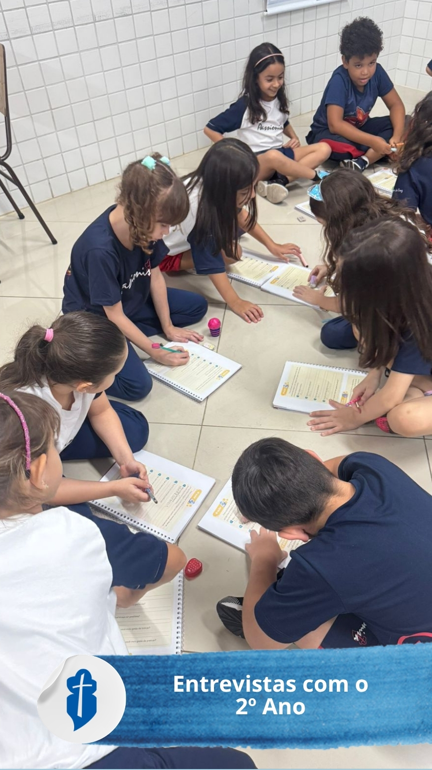Entrevista com o 2� Ano S�o Paulo da Cruz