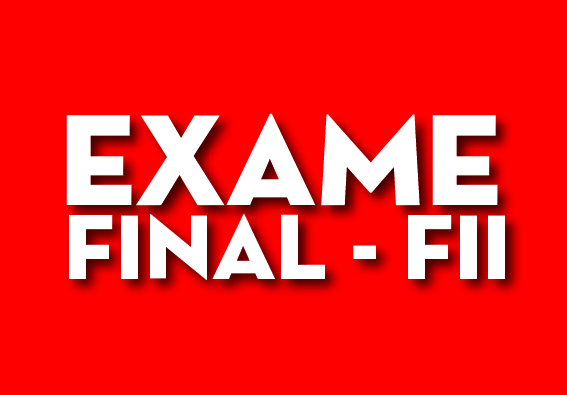 Exame Final - FII (contedos e cronogramas) So Paulo da Cruz