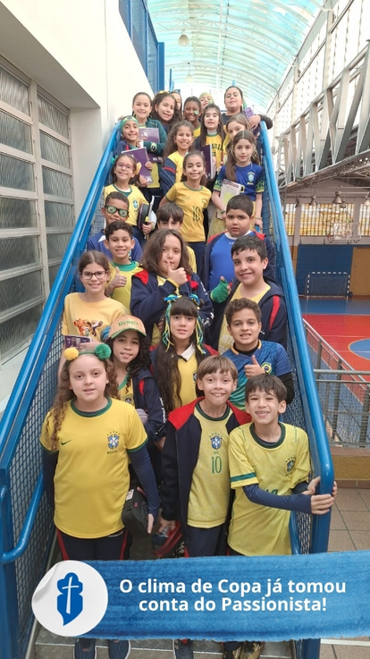 O clima de Copa j� tomou conta do Passionista! S�o Paulo da Cruz