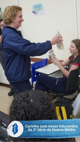 Carinho com nosso Educandos da 3 Srie do Ensino Mdio So Paulo da Cruz