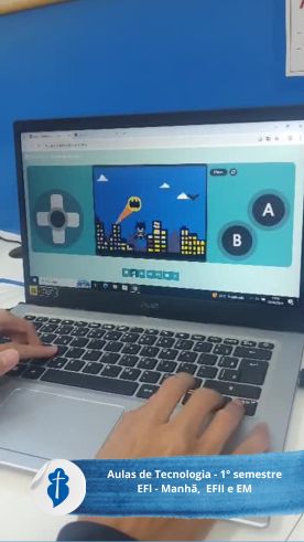 Aulas de Tecnologia - 1 semestre EFl - Manh,  EFII e EM So Paulo da Cruz