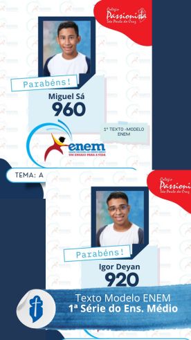 Texto Modelo Enem - 1 Srie do Ens. Mdio So Paulo da Cruz