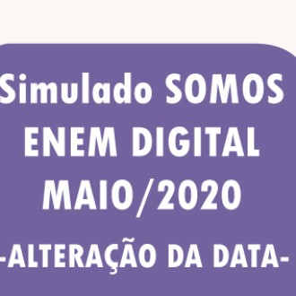 Alterao de datas - Simulado SOMOS - 3 EM - So Paulo da Cruz