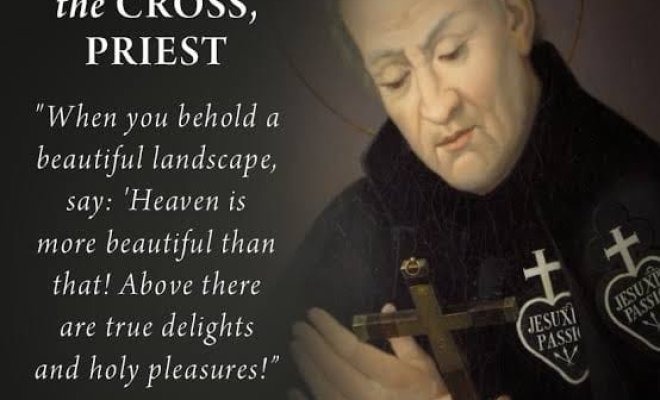 2021 - Day of St Paul of the Cross - English class