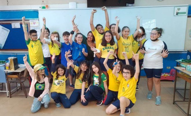 2022 - Vai Brasil!!! Educandos do 4 Ano A - Educadora Milene