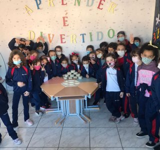2022 - Comemoração do aniversário da educanda Milena, no Integral.
