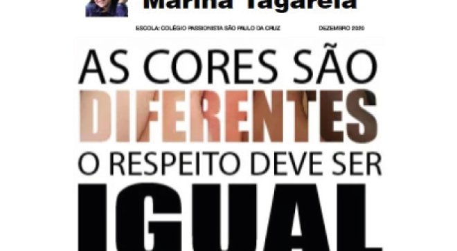 Jornal escrito pela educanda Marina Ianeri - 5 Ano C - So Paulo da Cruz